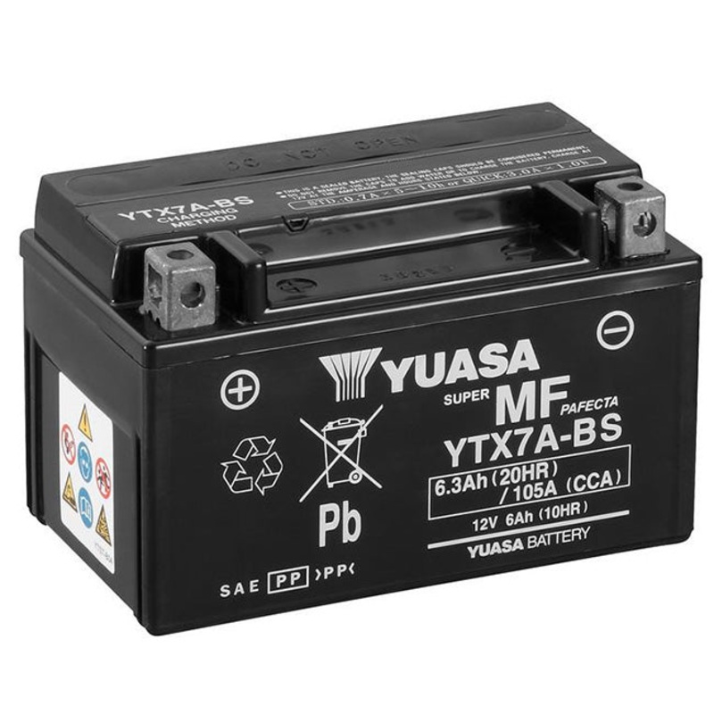 YTX7A-BS Non-DG Factory Sealed Battery Yuasa (YTX7ABS)