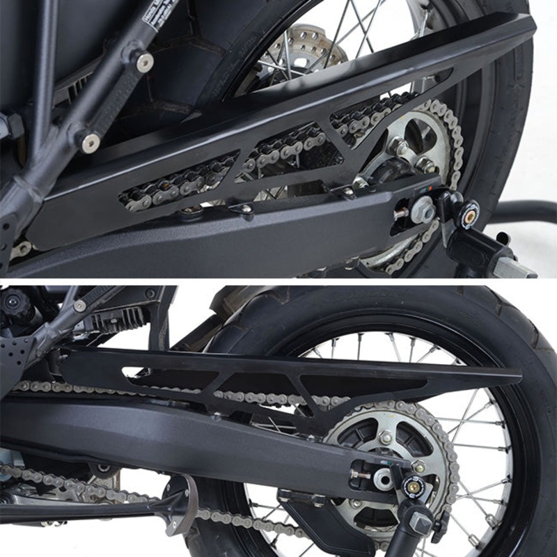 Chain Guard for Kawasaki KLR650 22-- Z650 17-- Ninja 650 17-- Z650RS 21- R&G (CG0026BK)