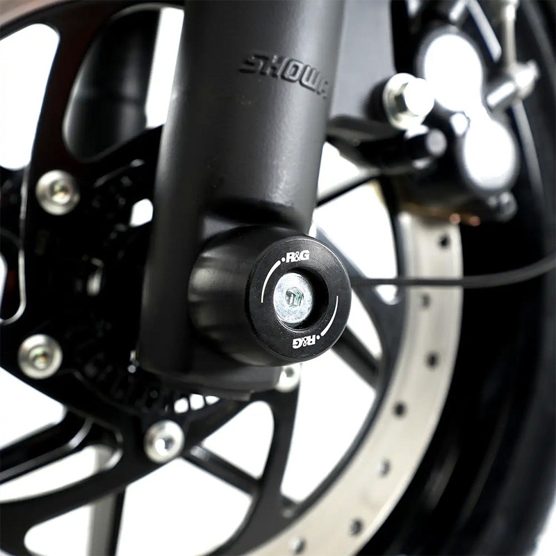 Black Royal Enfield Himalayan 450 Fork Protectors R&G (FP0294BK)
