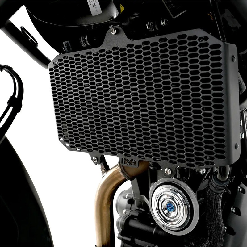 Black Royal Enfield Himalayan 450 Pro Radiator Guard R&G (RAD0357PROBK)