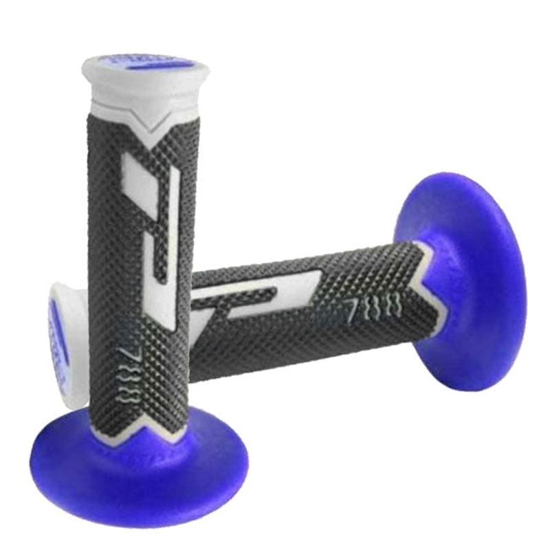 MX grey/blue/black 115mm extra slim grips Progrip (PG788BL)