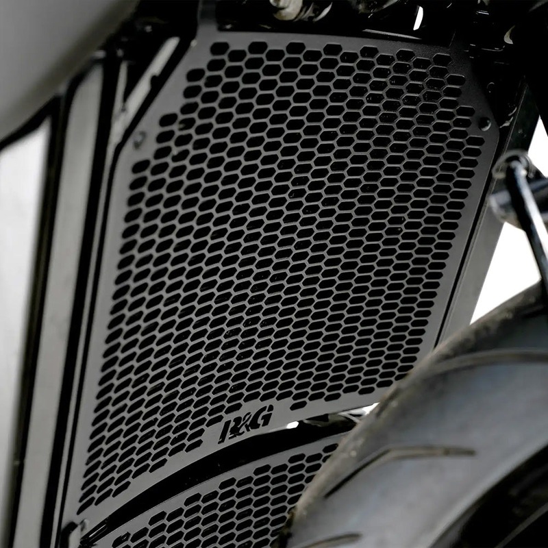 PRO Radiator Guard for MV Agusta Brutale 800RR 22--Dragster 800RR 21- Black R&G (RAD0322PROBK)