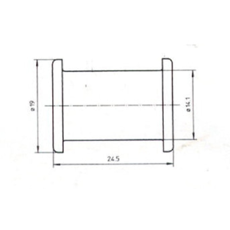 B & H Standard - Grommet 24.5 x 1.4 - rubber