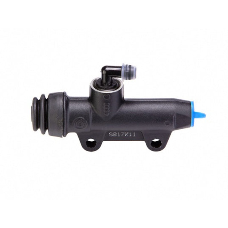 Rear brake master cylinder PS11 - black - end inlet