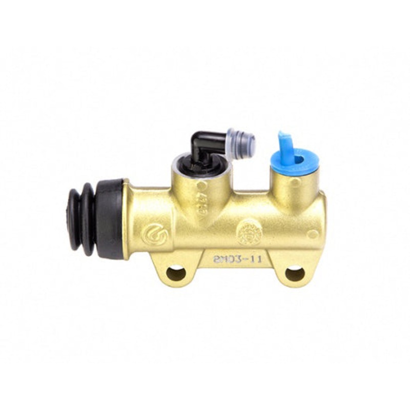 Rear brake master cylinder PS11 - gold - side inlet