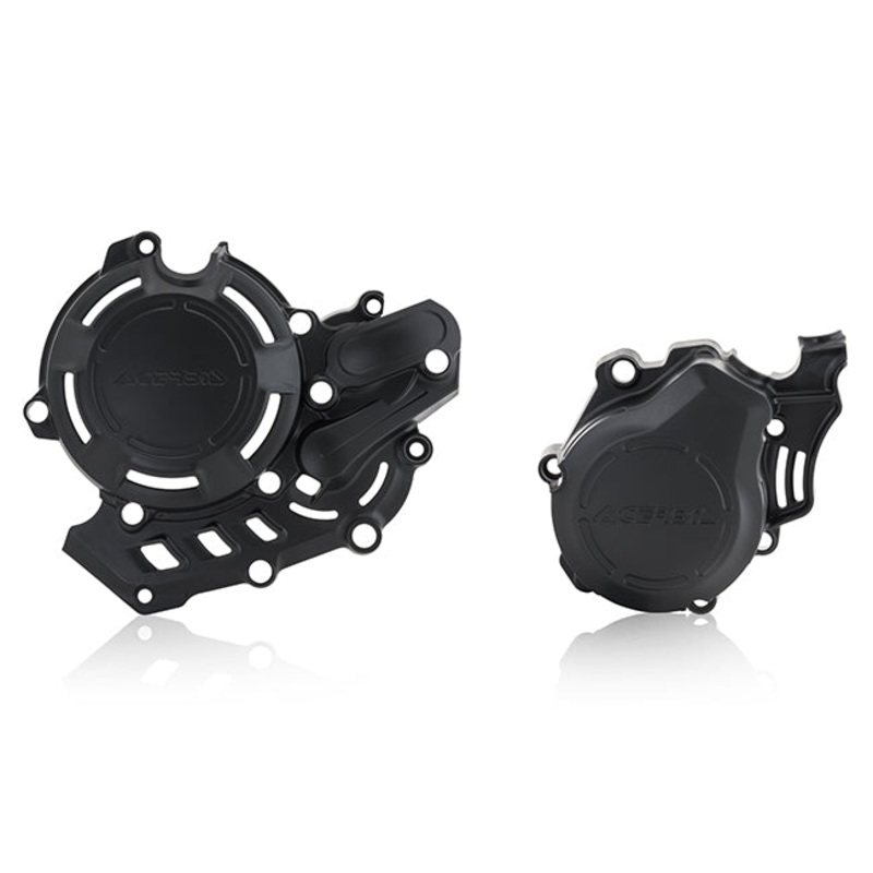 X-Power Engine Case Cover Kit Black KTM/Husqvarna Acerbis (25985.090)