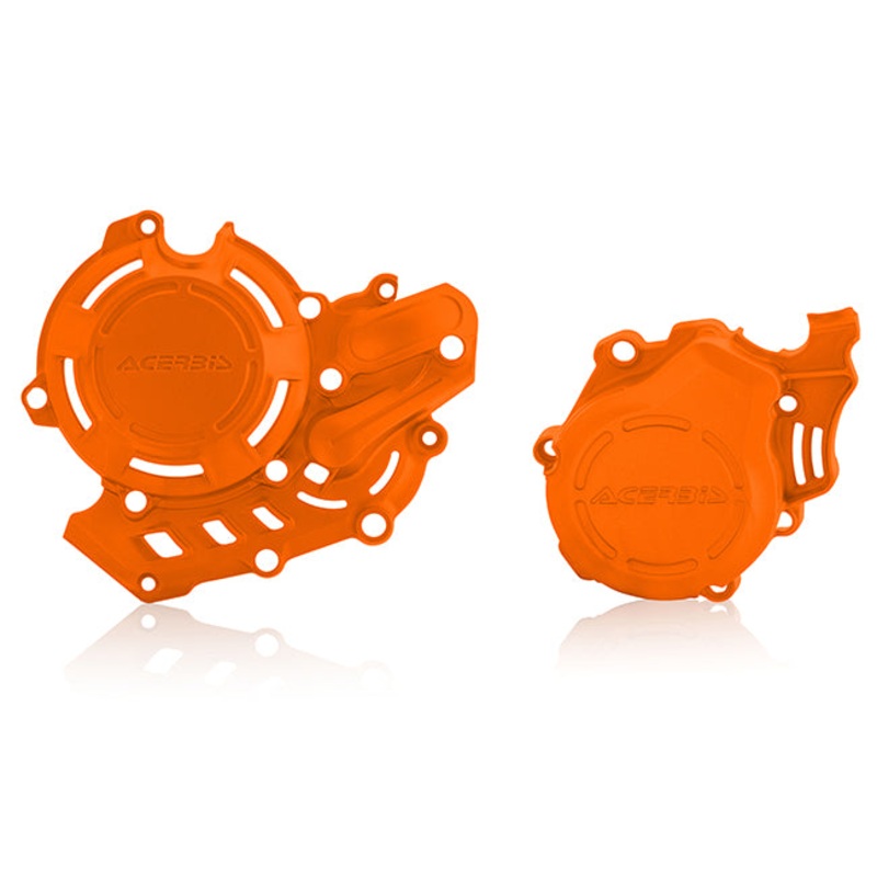 X-Power Engine Case Cover Kit Orange-016 KTM Acerbis (23469.011.016)