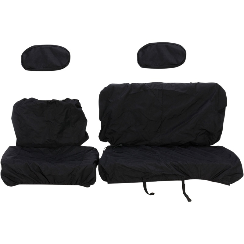MOOSE OFFROAD 0821-1778 PR900BS-11 Bench and Bucket Seat Cover Seat Cover - Black - Ranger