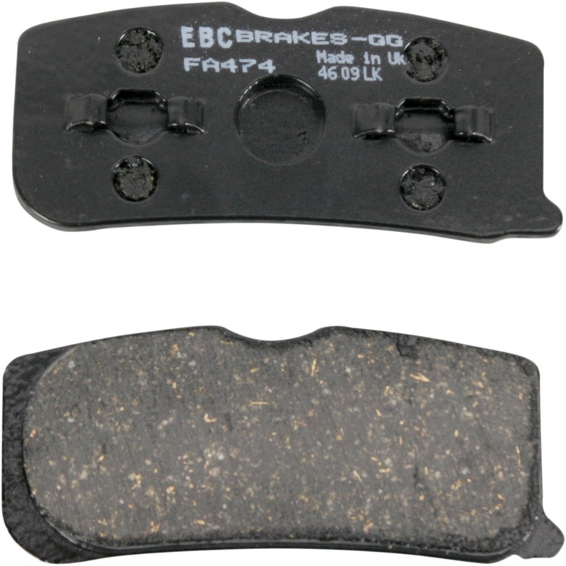 EBC 1722-0364 FA474 Organic Base "FA" Brake Pads Organic Brake Pads
