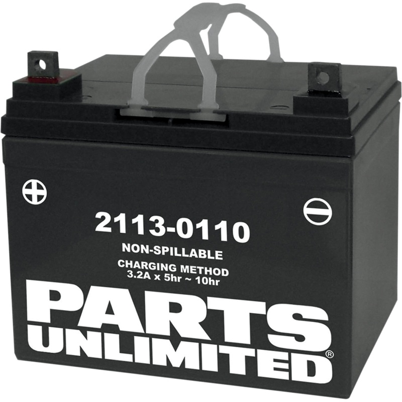 PARTS UNLIMITED 2113-0110 Factory-Activated AGM Maintenance-Free Battery AGM Battery - U1-32 Rhino
