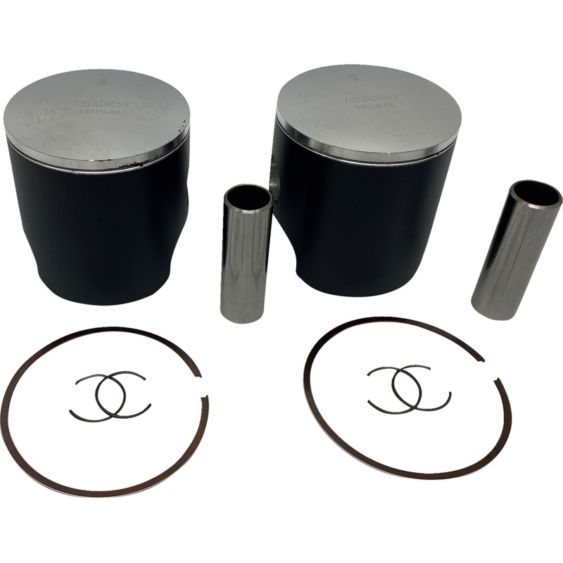 WOSSNER 0910-6330 K7028D050-2 Piston Kit for 2 Stroke Piston Kit - 69.83 mm - Ski Doo