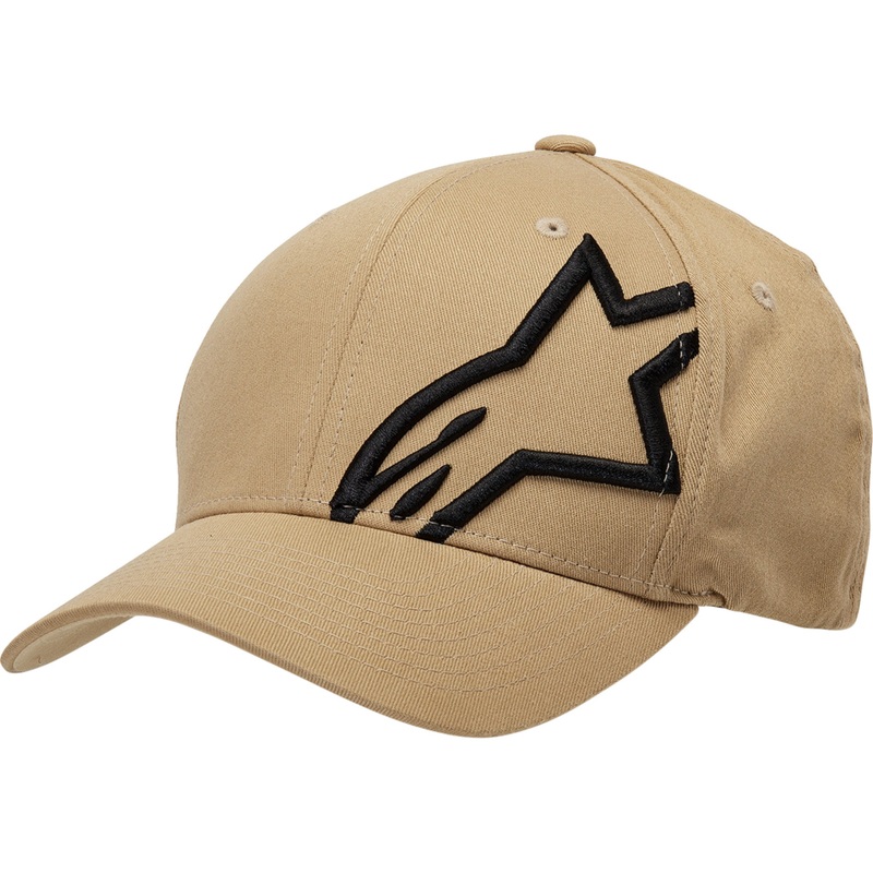 ALPINESTARS 2501-4071 1032810082310LX Corp Shift 2 Curved Brim Hat Corp Shift 2 Hat - Sand/Black - Large/XL