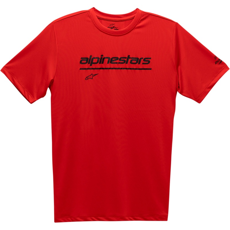 ALPINESTARS 3030-20347 12117380030L Tech Line Up Performance T-Shirt red - large
