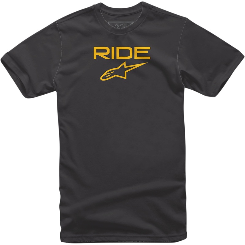 ALPINESTARS 3030-20387 1038720001050L Ride 2.0 T-Shirt black/yellow - large