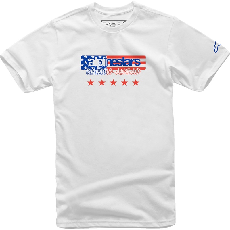 ALPINESTARS 3030-23134 12137261020M USA Again T-Shirt white - medium