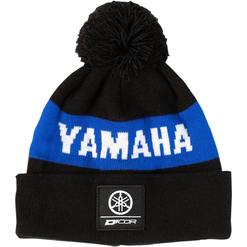 D'COR VISUALS 2501-3907 70-132-1 Stripe Beanie yamaha  - black/blue