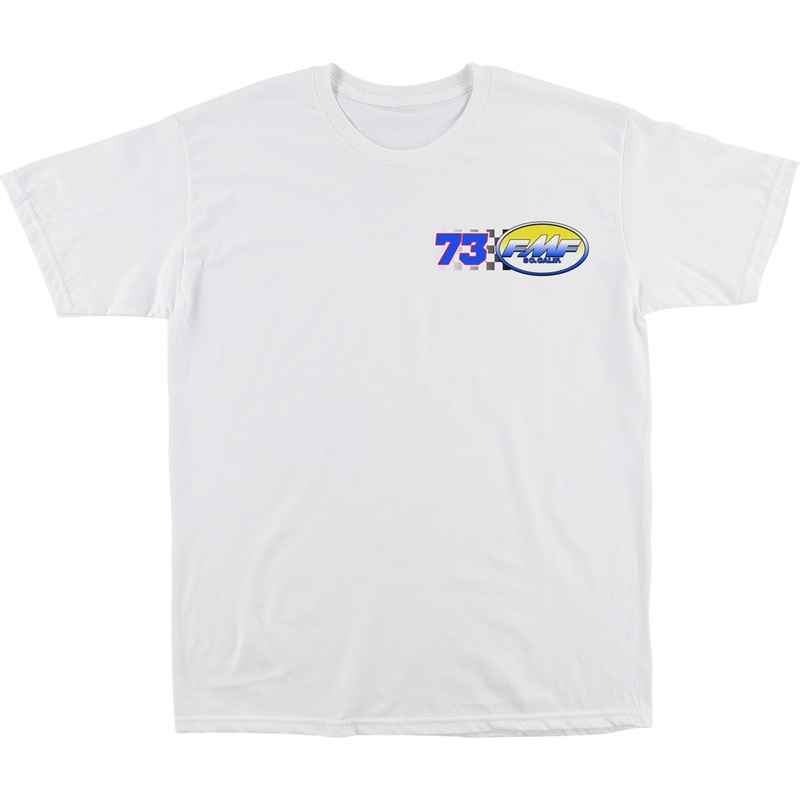 FMF 3030-23876 SP24118907WHT2X Exhaust 500 T-Shirt white - 2xl