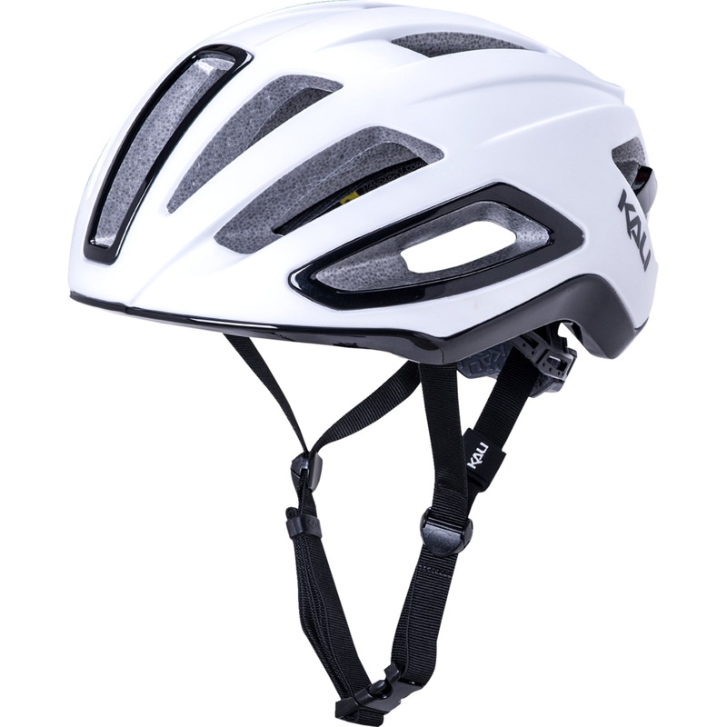 KALI 0151-0374 0240921136 Uno Solid Bicycle Helmet Uno Helmet - Matte White/Black - S/M