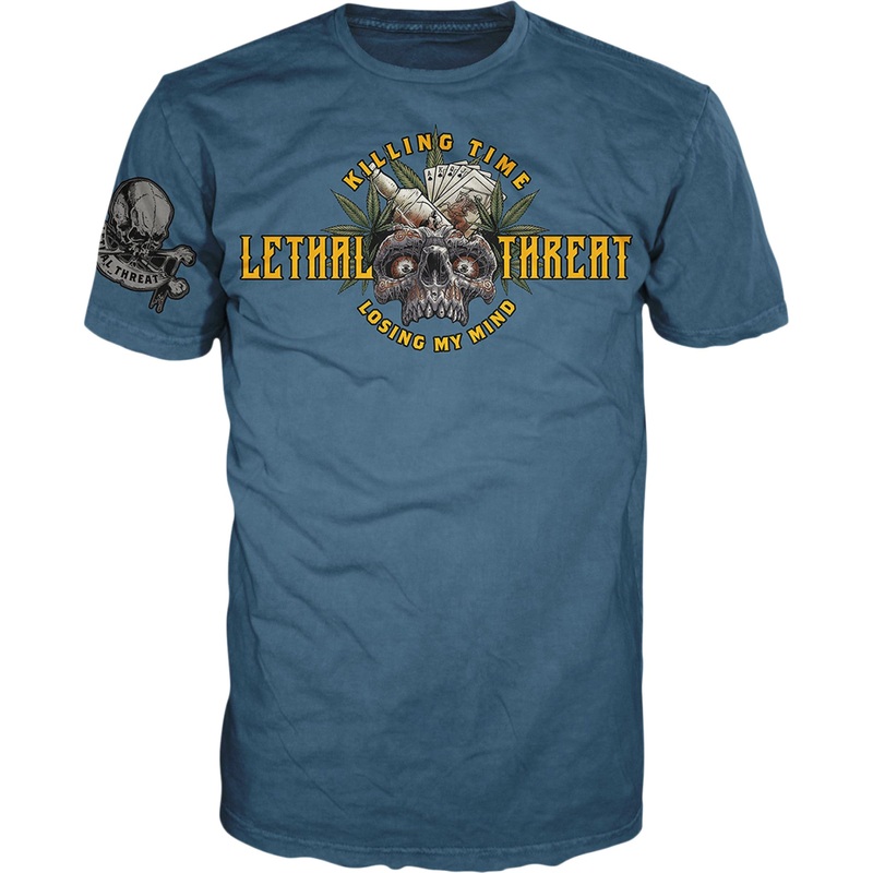 LETHAL THREAT 3030-21586 VV40175L Killing Time T-Shirt blue - large