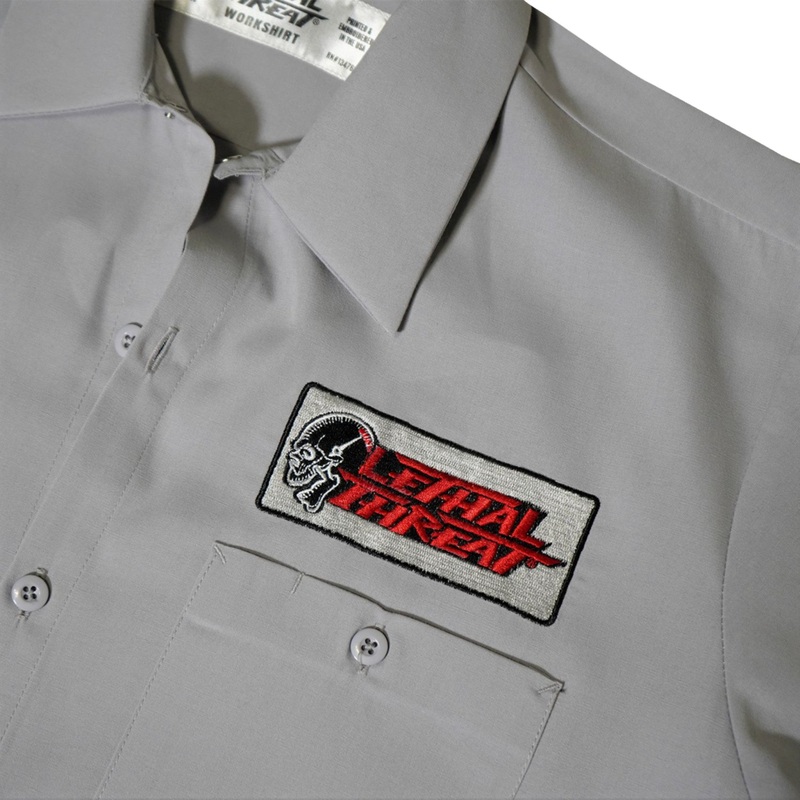 LETHAL THREAT 3040-3264 DG60163XXL High Compression Pistons Shop Shirt gray - 2xl