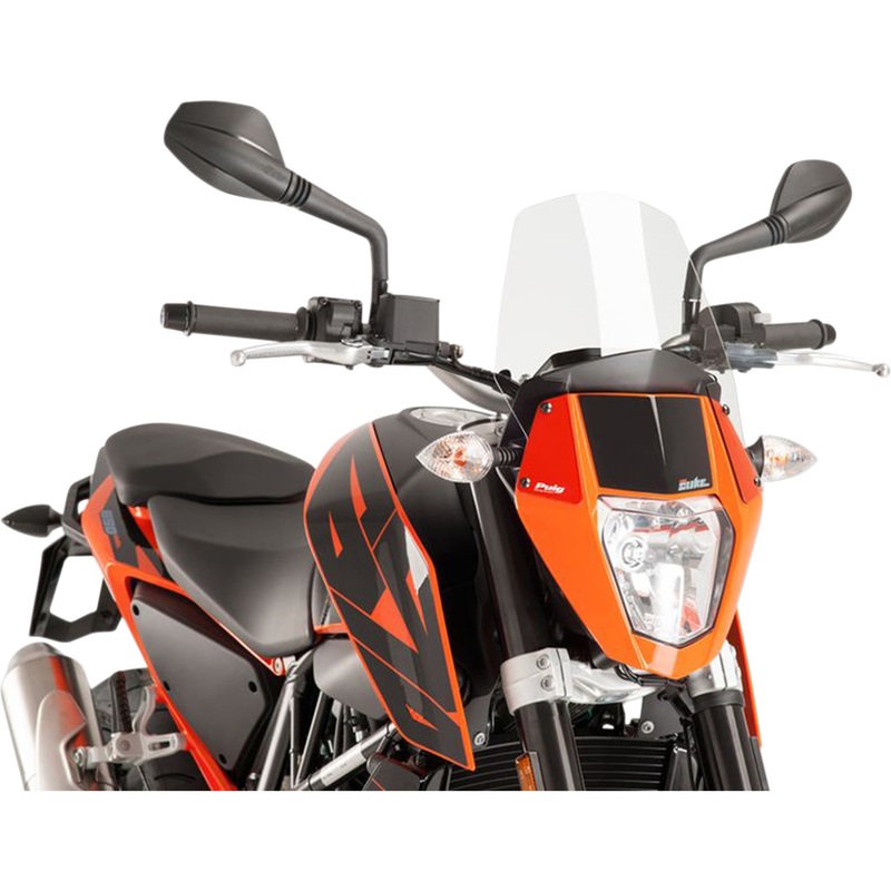 PUIG HI-TECH PARTS 2301-2540 6009W New Generation Windscreen 10-1/2" - clear - ktm 390