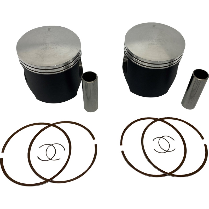 WOSSNER 0910-6319 K7031DA-2 Piston Kit for 2 Stroke Piston Kit - 80.87 mm - Polaris