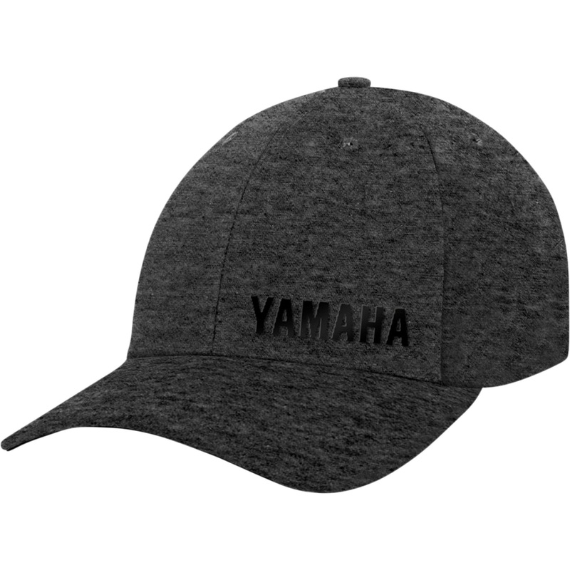 YAMAHA APPAREL 2501-3915 NP21A-H2736 Yamaha Curved Bill Hat Yamaha Velcro Hat - Dark Gray