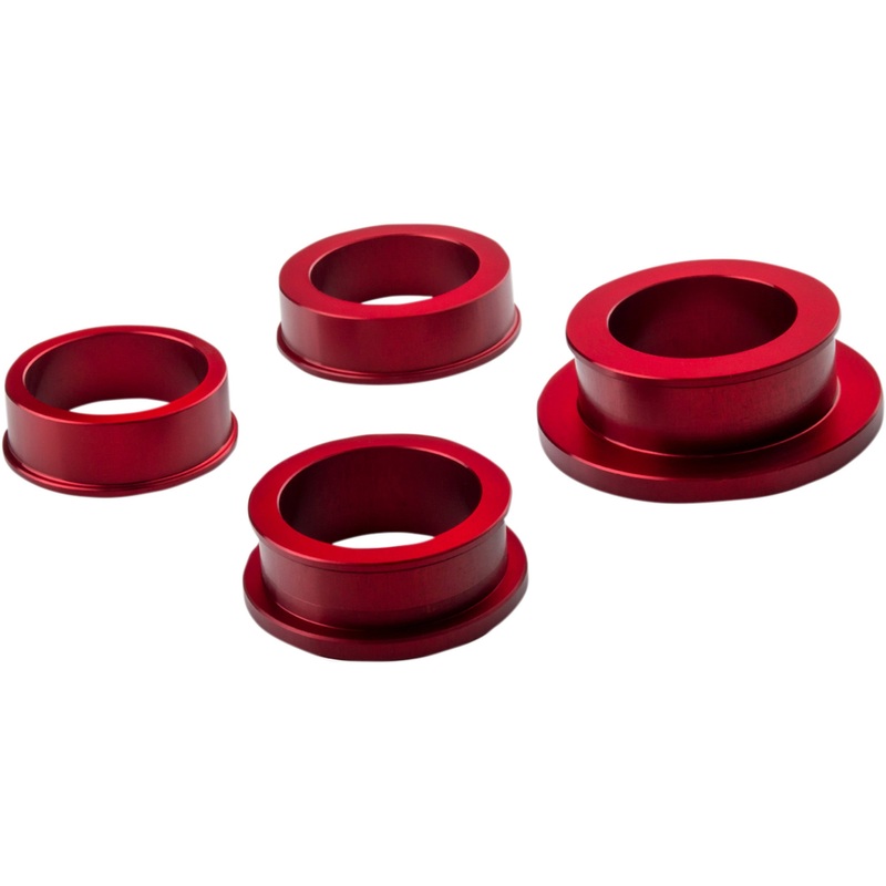 DRIVEN RACING 0214-1163 DCWS-015 Captive Wheel Spacer Wheel Spacer - Captive - Red - Kawasaki