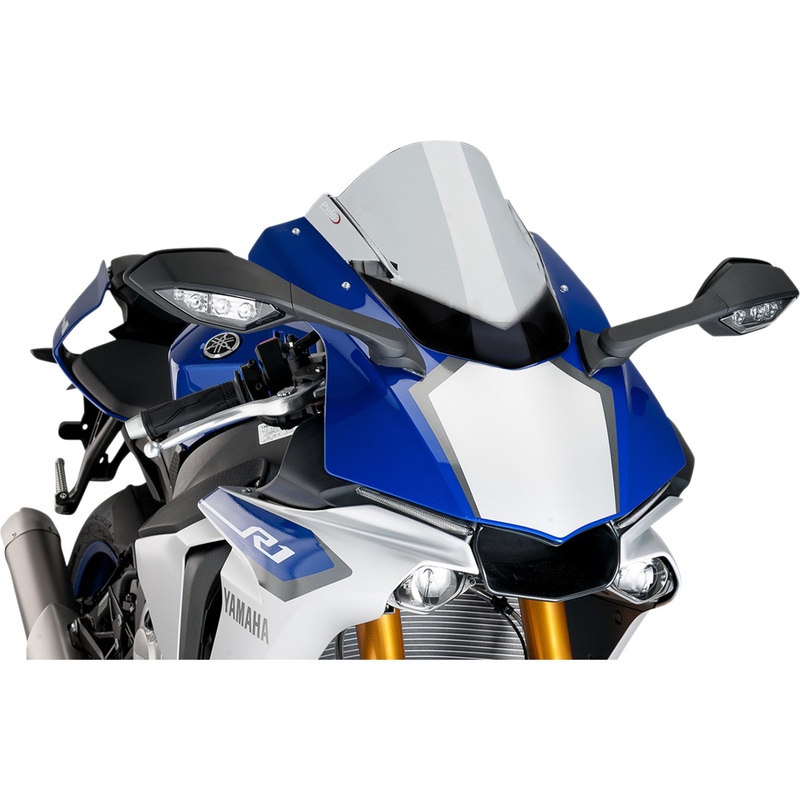 PUIG HI-TECH PARTS 2301-2389 7648W Z-Racing Windscreen Race Windscreen - 13-1/4" - Clear - YZF-R1
