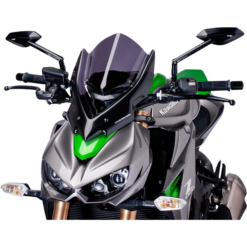 PUIG HI-TECH PARTS 2301-2527 7514F New Generation Windscreen 17-" - dark smoke - z1000