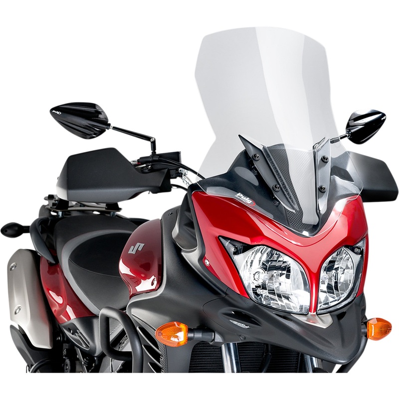 PUIG HI-TECH PARTS 2301-2550 5895W Touring Windscreen New Generation Windscreen - 21-1/4" - Clear - V-Strom 650