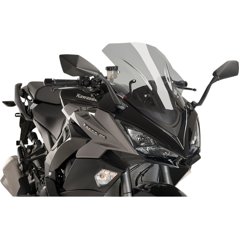 PUIG HI-TECH PARTS 2301-2694 9408H Z-Racing Windscreen Race Windscreen - 18-1/2" - Smoke - Kawasaki