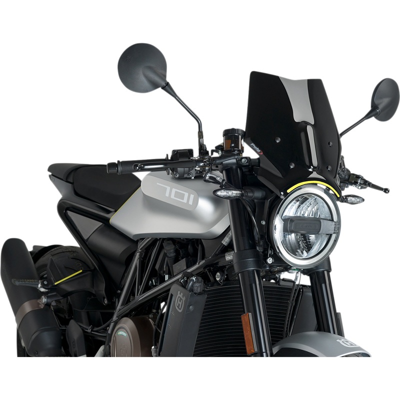 PUIG HI-TECH PARTS 2301-2863 9750N New Generation Windscreen 12-1/2" - black - husqvarna
