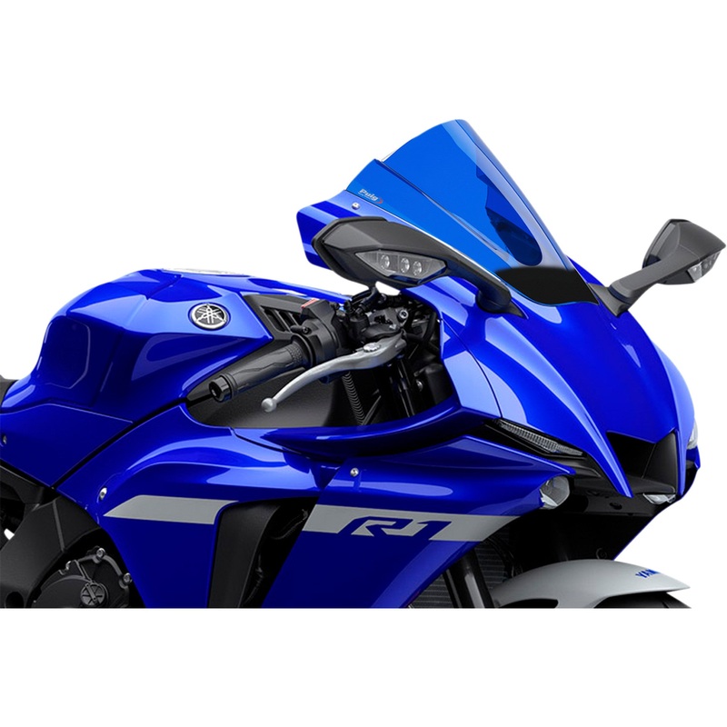 PUIG HI-TECH PARTS 2301-2985 3826A Z-Racing Windscreen Race Windscreen - 13-1/4" - Blue - YZF-R1
