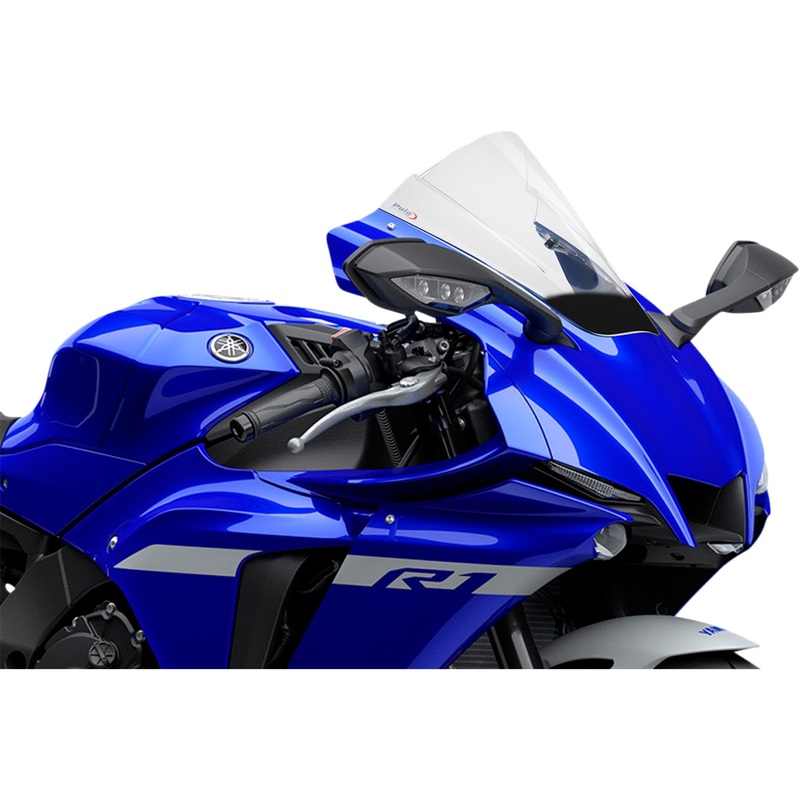 PUIG HI-TECH PARTS 2301-2990 3826W Z-Racing Windscreen Race Windscreen - 13-1/4" - Clear - YZF-R1