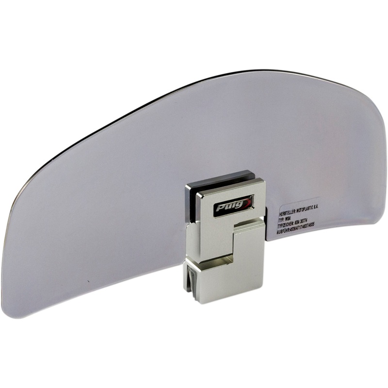 PUIG HI-TECH PARTS 2313-0256 4717H Universal Screen Deflector Windshield Deflector - Smoke