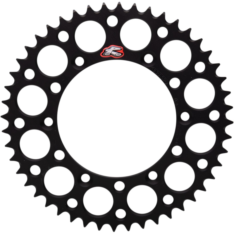 RENTHAL 1211-0020 123U-520-48GYBK Rear Sprocket Sprocket - Suzuki - Black - 48 Tooth