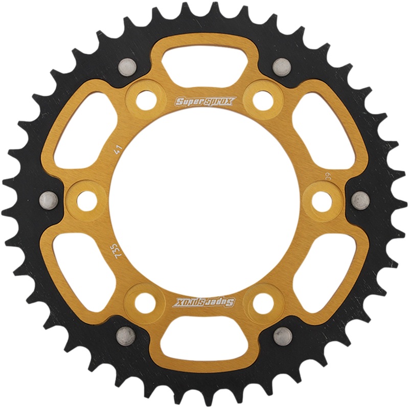 SUPERSPROX 1210-2180 RST-735-41-GLD Stealth Rear Sprocket 41 tooth - gold - ducati