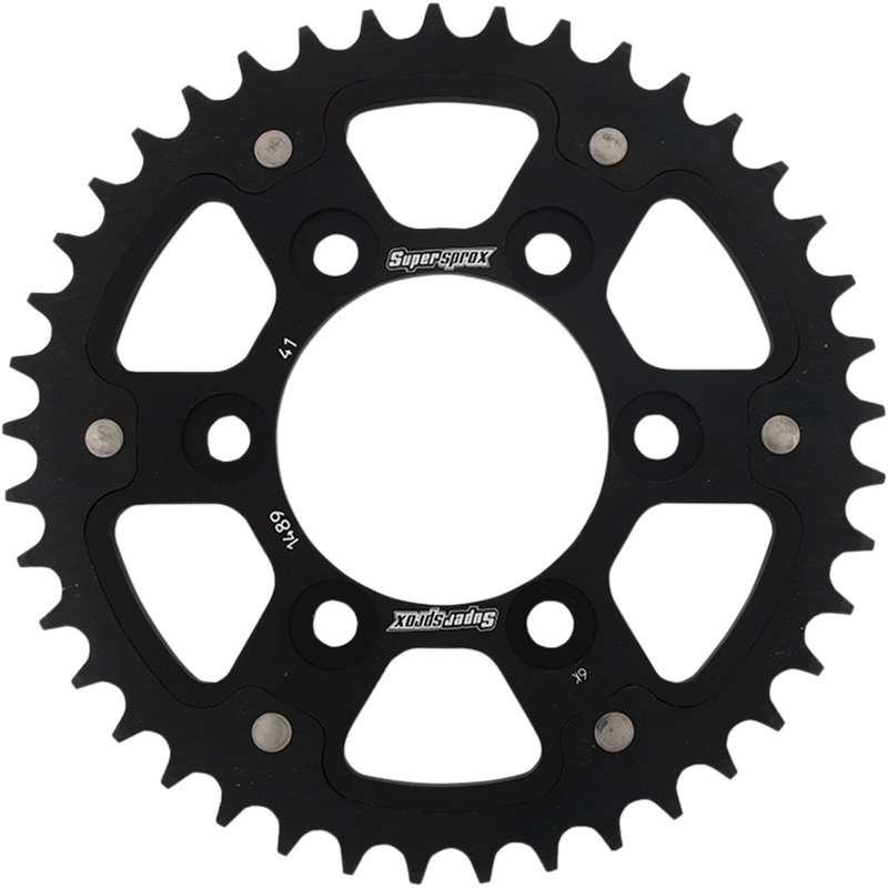 SUPERSPROX 1210-2193 RST-1489-41-BLK Stealth Rear Sprocket 41 tooth - black - kawasaki