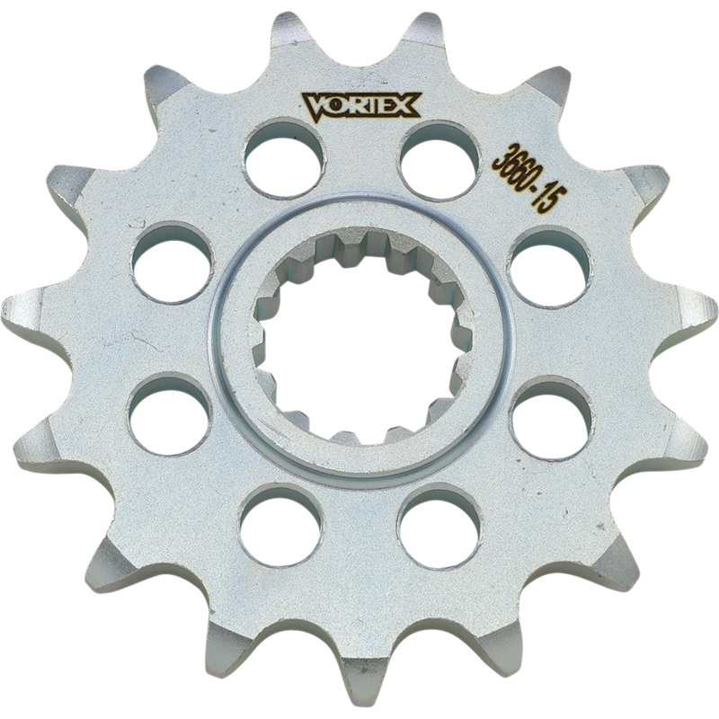 VORTEX 1212-0690 3660-15 Steel Countershaft Sprocket Front Sprocket - 15-Tooth