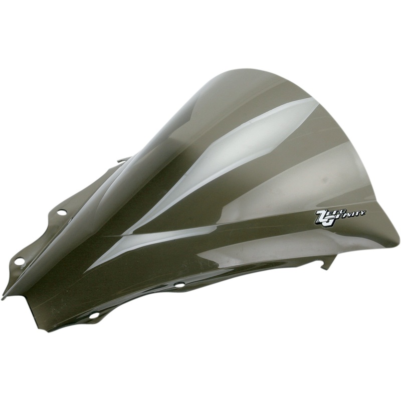 ZERO GRAVITY 2301-0543 16-579-02 Double Bubble Windscreen smoke - yzf-r6
