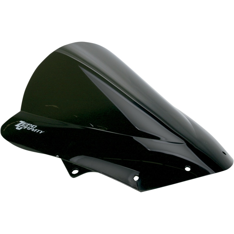 ZERO GRAVITY 2301-0982 16-262-19 Double Bubble Windscreen dark smoke - zx-10r