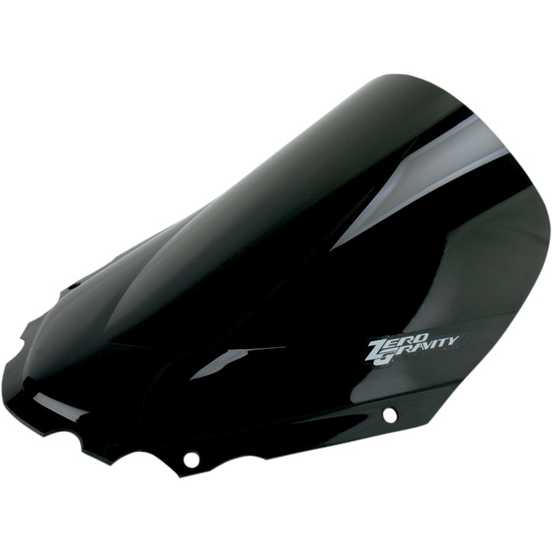 ZERO GRAVITY 2301-1419 16-206-19 Double Bubble Windscreen dark smoke - klr
