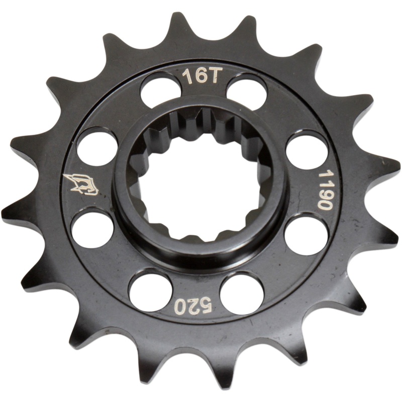 DRIVEN RACING 1212-0917 1190-520-16T Lightweight Steel Sprocket Counter Shaft Sprocket - 16-Tooth