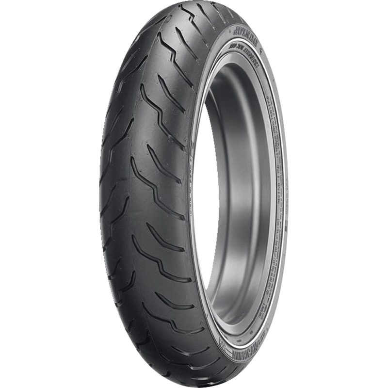 DUNLOP 0305-0306 45131875 American Elite Tire Tire - American Elite - Front - 130/80B17 - Narrow Whitewall - 65H