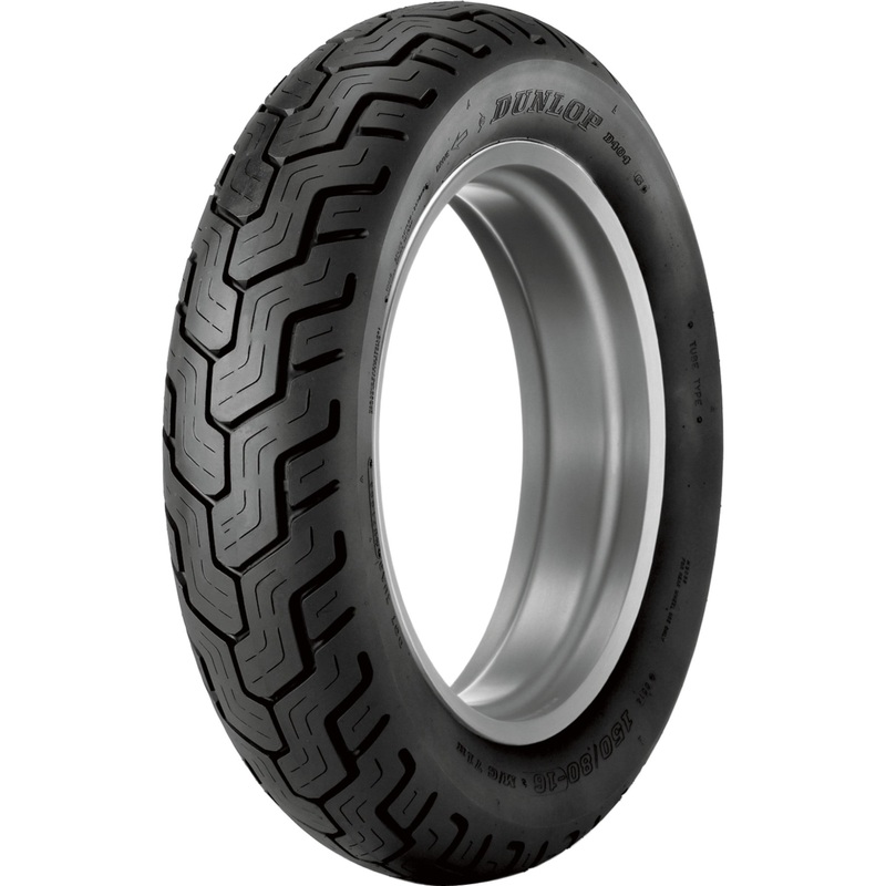 DUNLOP 0306-0001 45605691 D404 Tire Tire - D404 - Rear - 130/90-15 - 66H