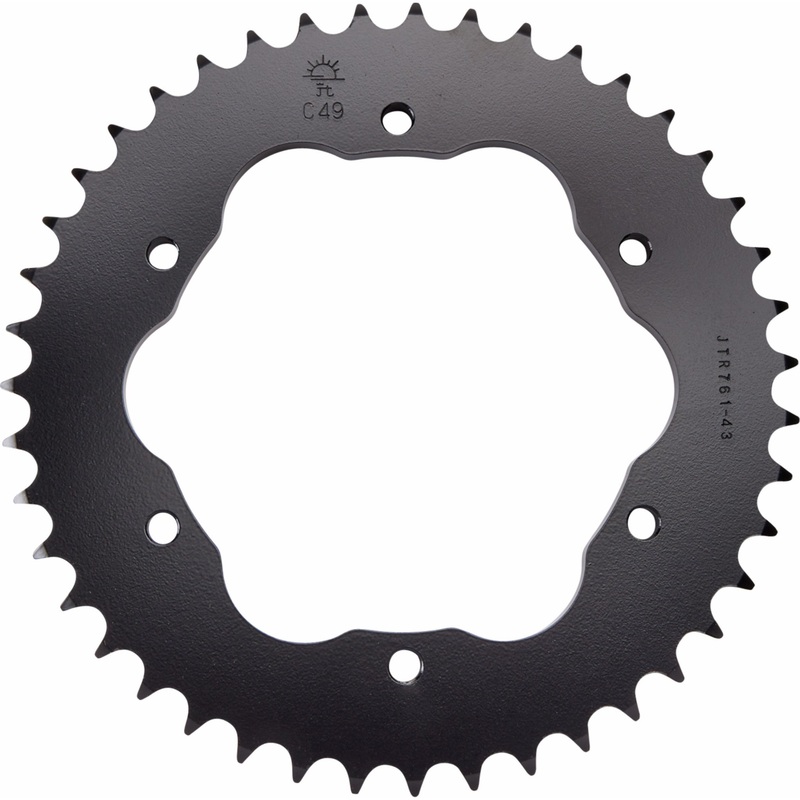 JT SPROCKETS 1210-2481 JTR761.43 Steel Rear Sprocket Rear Sprocket - 43 Tooth - Ducati