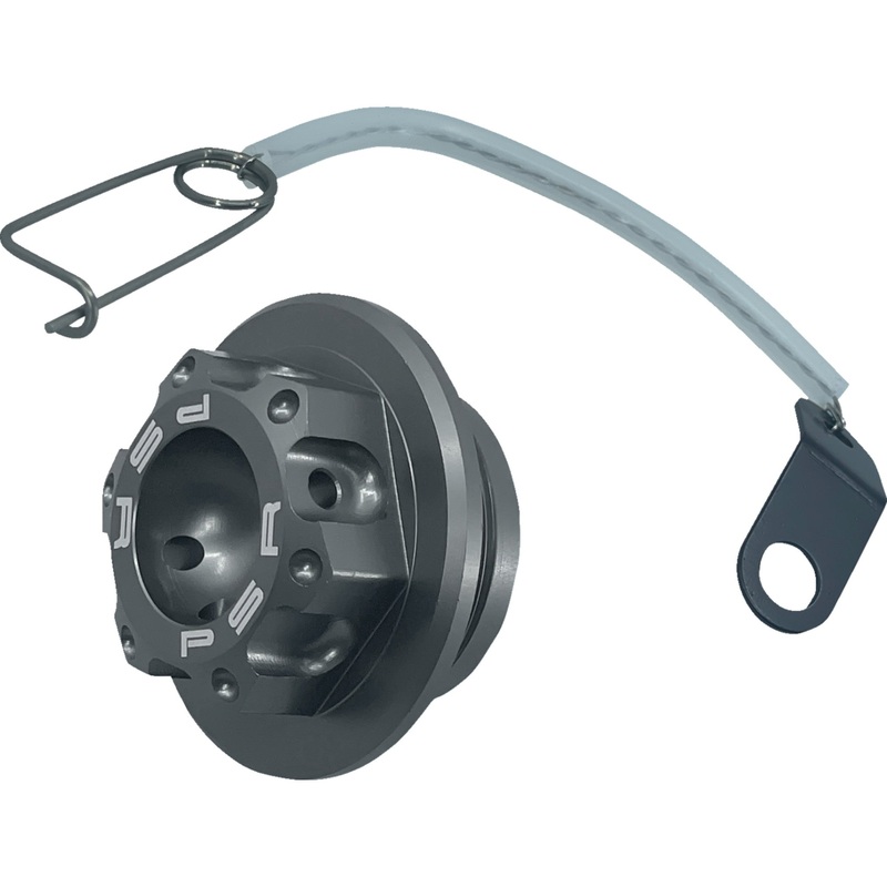 PSR 0950-0451 00-01315-29 Oil Filler Cap Kit Oil Cap Kit - Gunmetal - M25 x 1.5 - Aprilia
