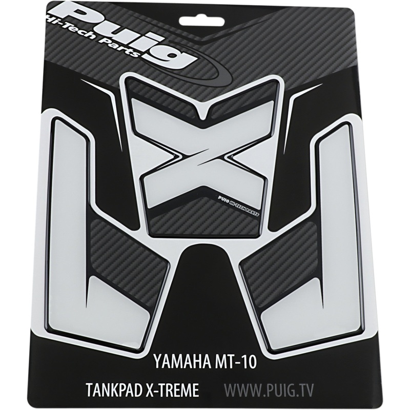 PUIG HI-TECH PARTS 0701-0901 9294C Model Specific Tank Pad Tank Pad - Carbon - Yamaha