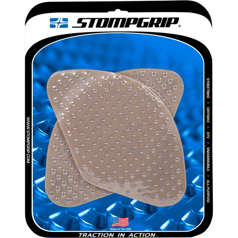 STOMPGRIP 4320-1106 55-10-0051C Volcano Profile Traction Pad Tank Kit Traction Kit - Clear - BMW/Suzuki